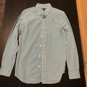 Banana Republic Checkered Button Down